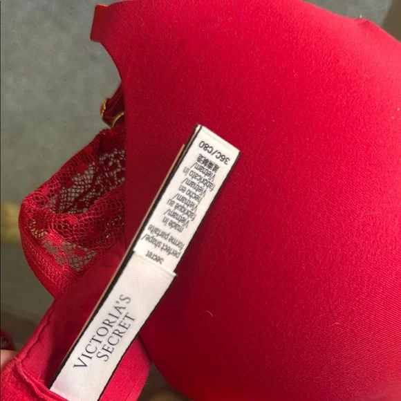 Victoria's Secret Red Bra Intimates & Sleepwear - Picture 5 of 5